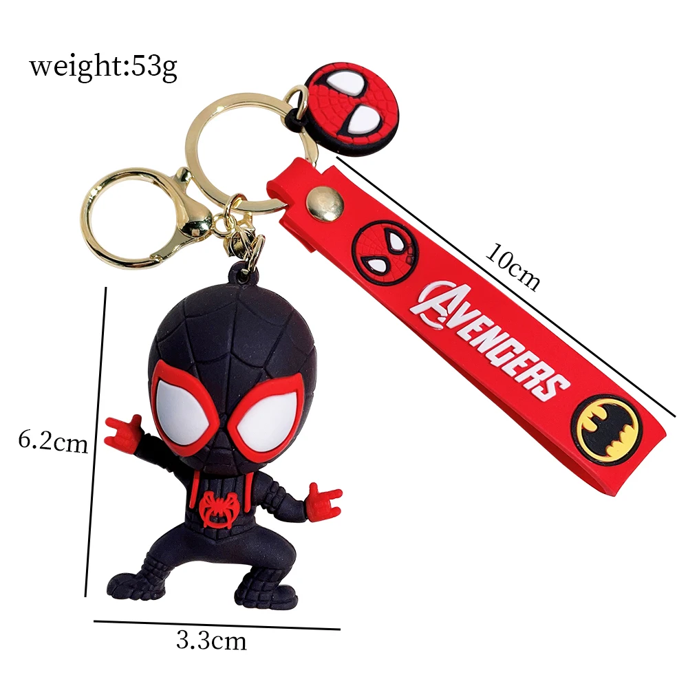 Marvel Keychains Spiderman Loki Black Widow Doctor Strange Key Chain Bulk  Schoolbag Pendant Children Gift Anime Figure Toys - AliExpress