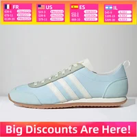adidas VS J0G 2.0 Retro Fashion Trend Minimalist Comfort Chaussures décontractées basses unisexes bleues et blanches JI2434 1
