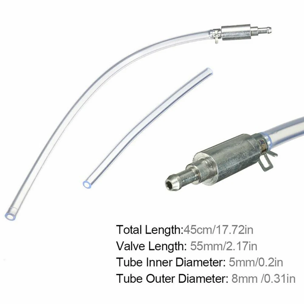 Check Valve Motorcycle Car Clutch Brake Bleeder Kit 500mm Hose with One Way Valve Tube Bleeding Tool Kit Voiture Accessories