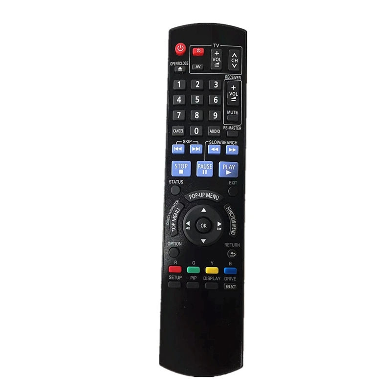 

Новый пульт дистанционного управления подходит для Panasonic Blu-Ray DVD-проигрывателя N2QAYB000511 контроллер