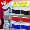 New 6-1PC Ski Straps Snowboard Straps Sled Fixing Belt Outdoor Portable Ski Boards Band Accessory Nylon Supplies Ski Fixing Tool 1