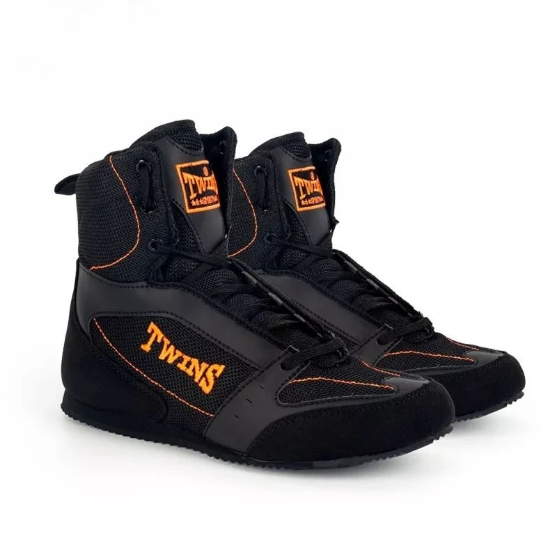 Professional Men Women Wrestling Sneakers Black Boxing Shoes for Unisex Luxury Brand Fighting Shoes Designer Gym Training Shoe