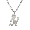 Polished Large 2''Jugallo Hatchetman Necklace Stainless Steel Hatchetman Pendant Charm Choose Chain 24inch 1