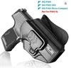 Holster Fit Sig P365/P365 SAS (Not suitable P365 X/XL/Macro),Right hand,Outside Waistband Carry Belt Plastic Polymer Holder Case 2