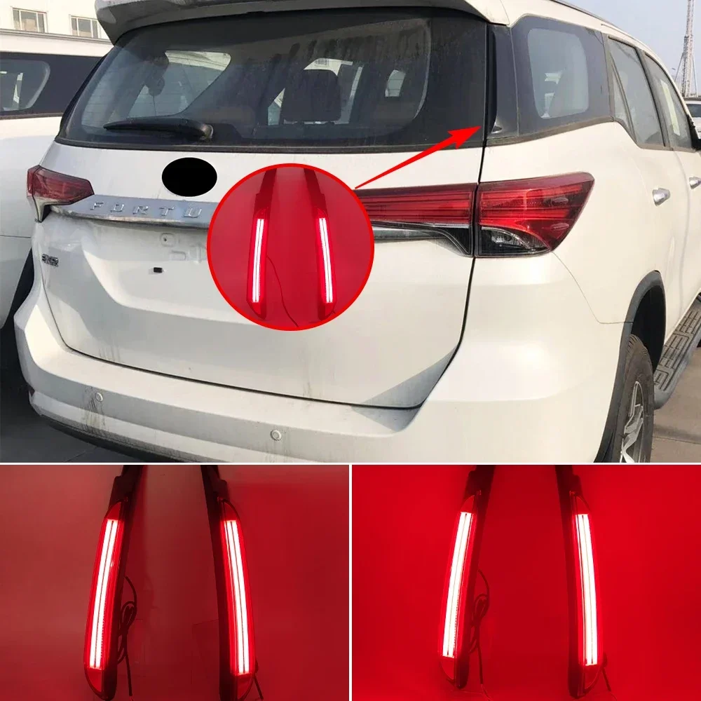 

LED Taillight Brake Light Rear Post Light for Toyota Fortuner 2016 2017 2018 2019 2020