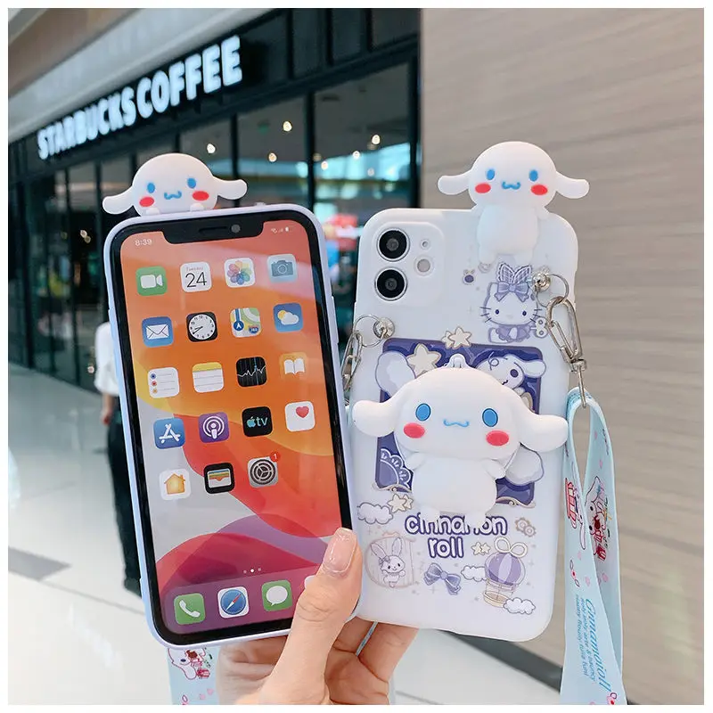 

Cinnamoroll Soft Silicone Phone Case for Samsung Galaxy A73 A72 A52 A32 A22 A12 A71 A51 A41 A31 A70 A50 A30 A20 Makeup Mirror