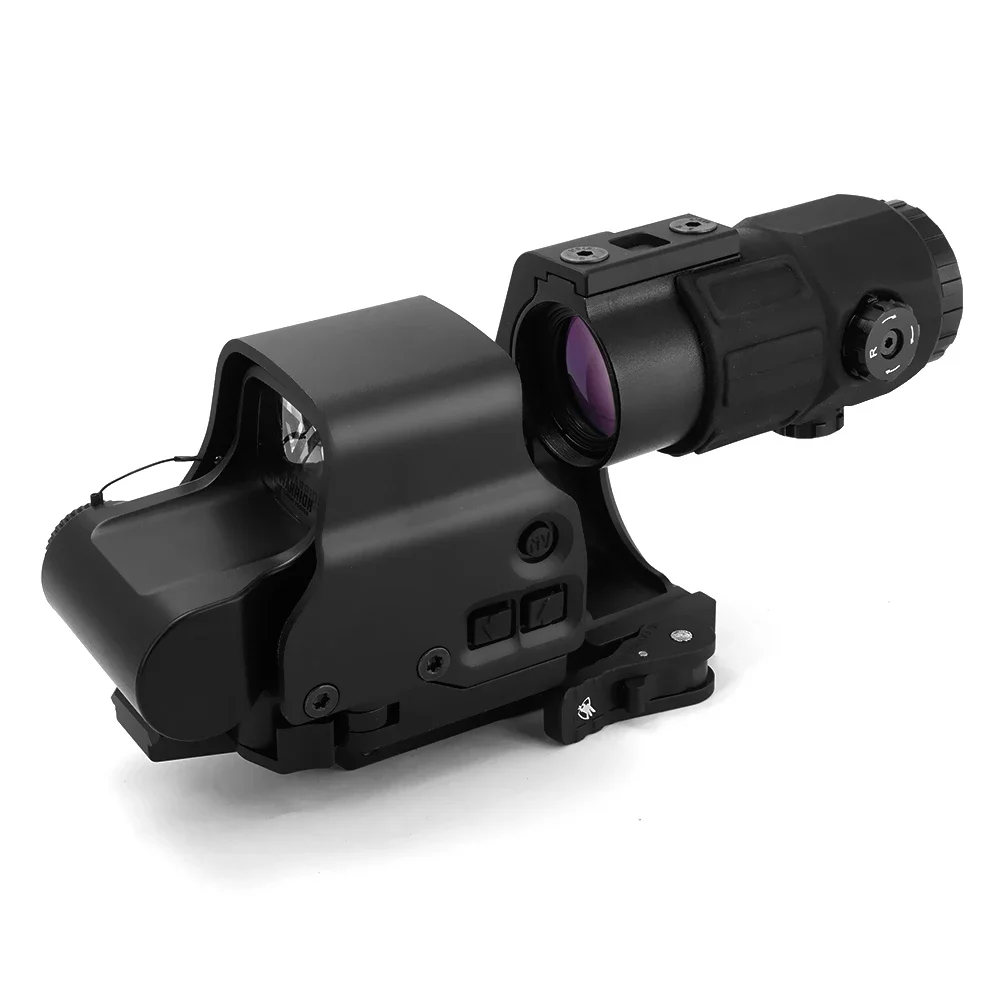 Holy Warrior EXPS3-0 Red Dot Sight with G45 5X Magnifier with Fast
