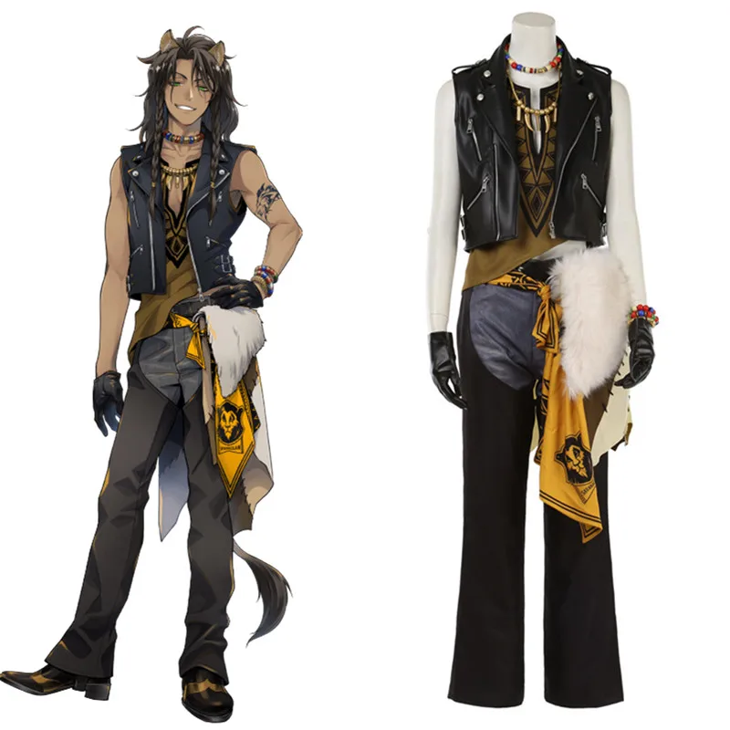 Gioco Twisted-Wonderland Savanaclaw Leona Uniform Cosplay Costume