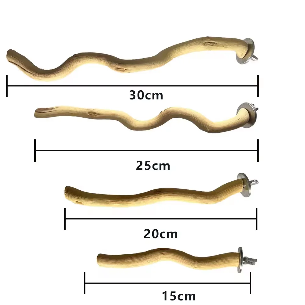 Natural Wood Bird Perch 3