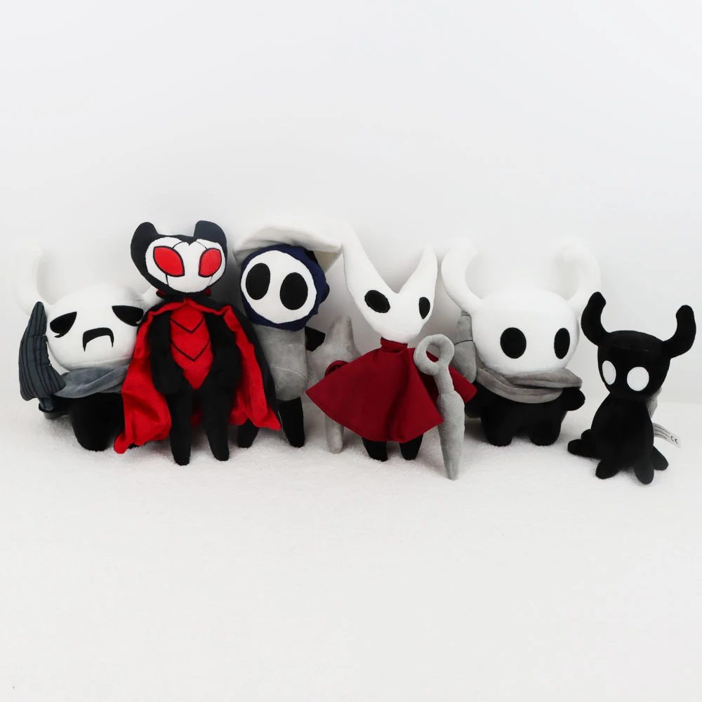 

Hollow Knight Plush Doll Game Character Ghost Plushie Figure Stuffed Animal Brinquedos Kids Toys Gift for Children Fans Birthday