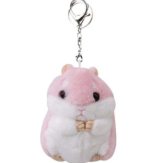 10cm Hamster Doll Keychain Pendant Doll Hamster Cute Backpack Doll Plush Ins Bag Pendant School Bag Pendant Key Chain Plush 4
