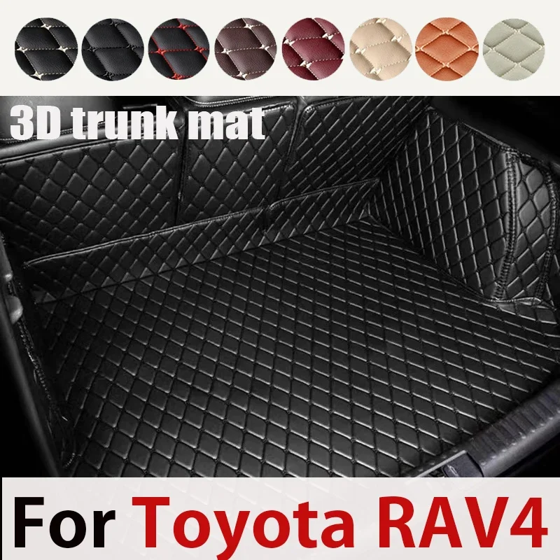 

For Toyota RAV4 RAV 4 XA50 XA 50 2020 2021 Car Accessories Trunk Protection Leather Mat Catpet Interior Cover Part car liners