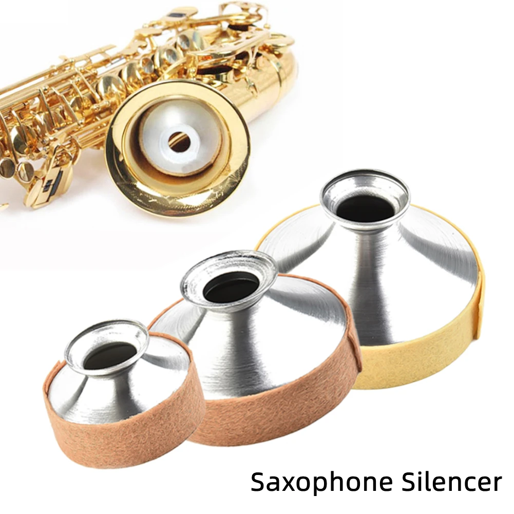 Sax Mute Alto Tenor Soprano Woodwind Accessories Saxophone Mute Sax Silencer Accessory Anti-rust  For Saxophone Lovers