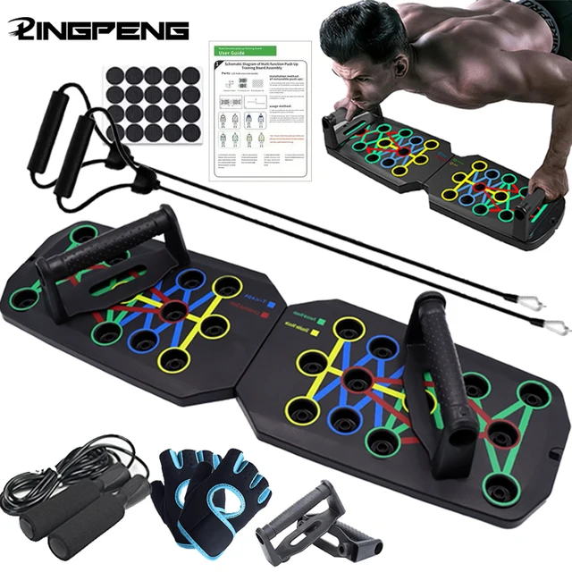 Push-up Board Set Portable Multifunctional Push-up Bar Foldable Fitness Equipment For Chest Abdomen Arms/Back Training 1
