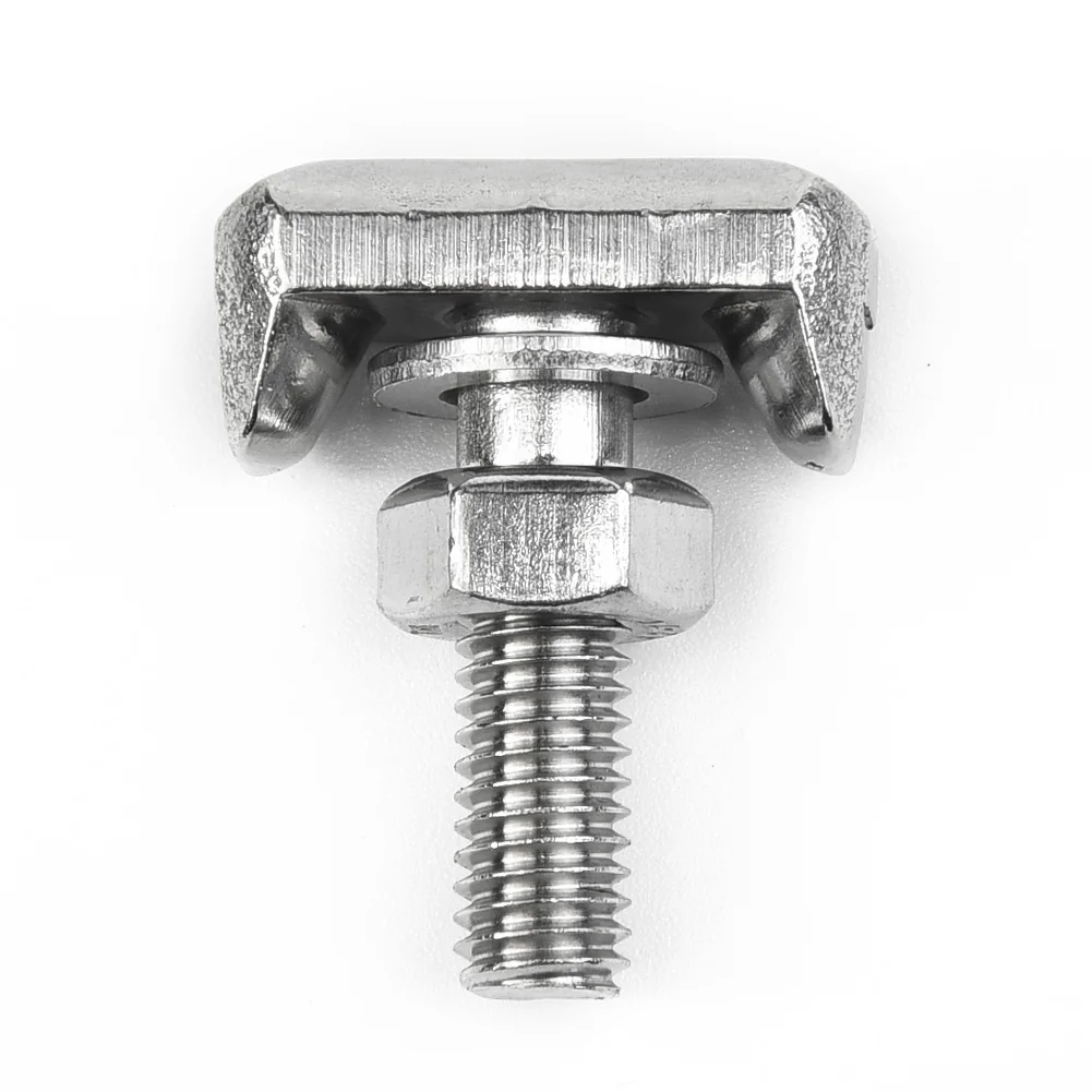 Battery Terminal Connectors 2Pcs T-Bolts Stainless Steel Battery Cable Terminal Connectors 19116852 6X0915138 Car Cable Screw Terminals