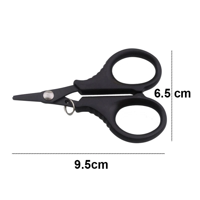 Description Picture 2 of itemPortable Multifunction Fishing Scissor Stainless Steel Scissors Cut Pe Braid Line Lure Oxford Bag Fishing Tool Accessories