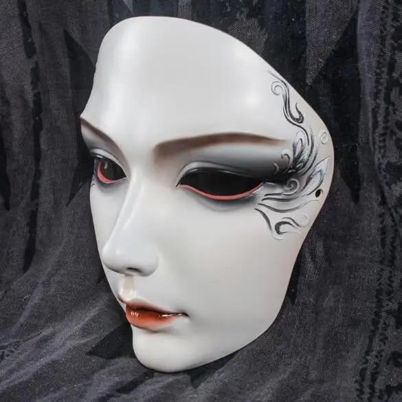 

Китайская маска Belle Beauty Women Восточная маска Hanfu Stage Vintage Вечерние