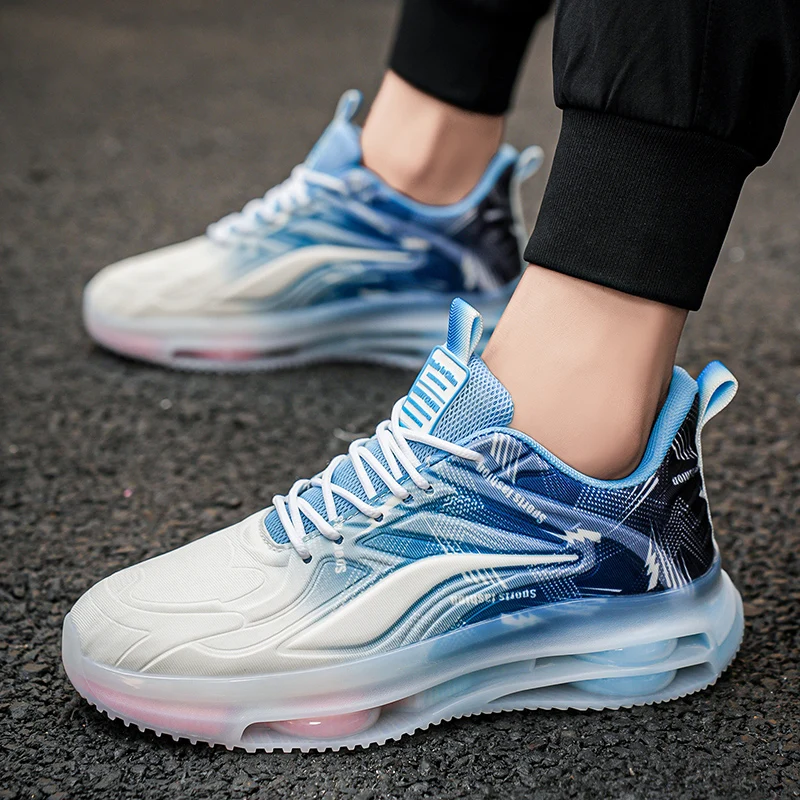 أحذية رياضية كاجوال رجالية بخامة شبكية خفيفة ومريح...