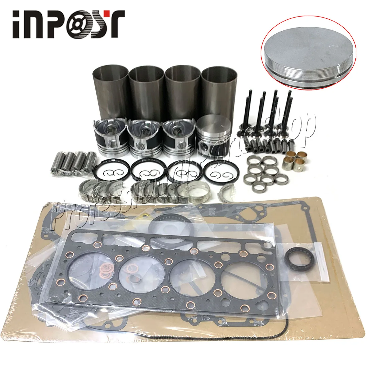 

V1100 STD Overhaul Rebuild Kit For Kubota Engine