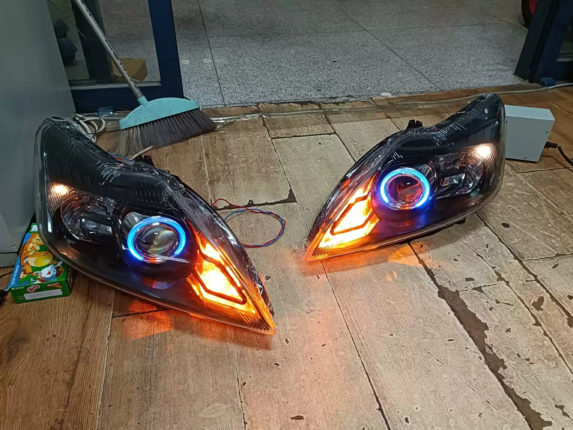 Car Headlight assembly For Ford focus 200914 led DRL daytime running