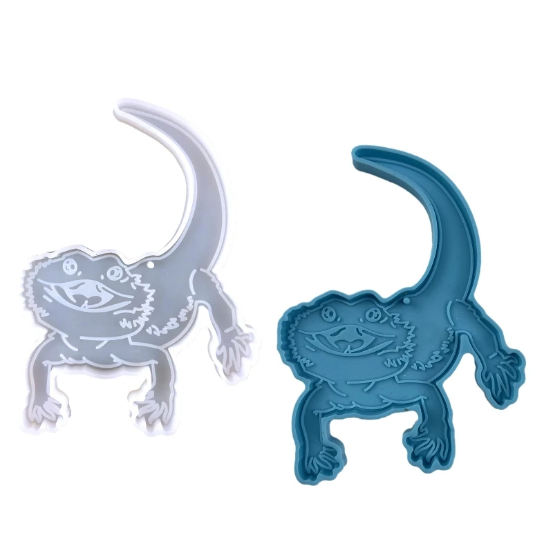 

Silicone Mold Keychain Pendant Pet Tag Resin Mould Halloween Decor 37JB
