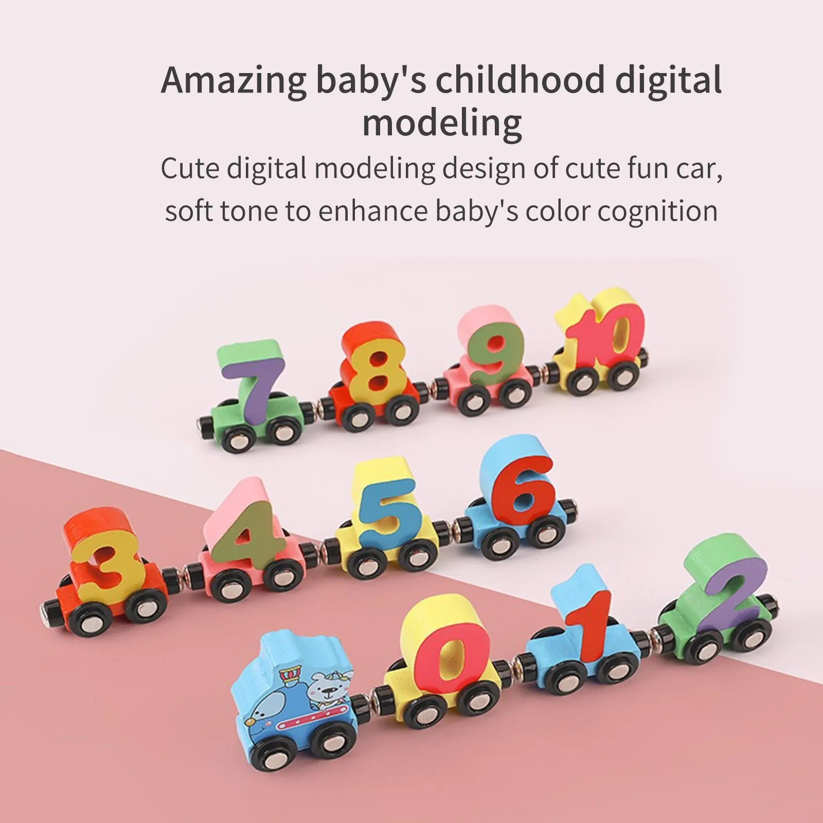 Magnetic Number Train Set 4