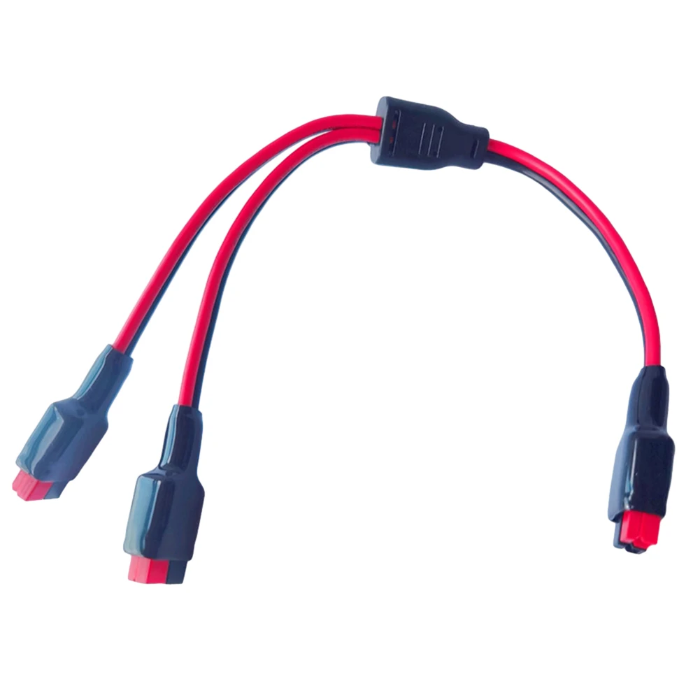 

Durable SolarPanel Connector Adapter Cable Plug Y Splitters 12-36V 14AWG 20A 30cm/60cm 45A Black Copper Terminals
