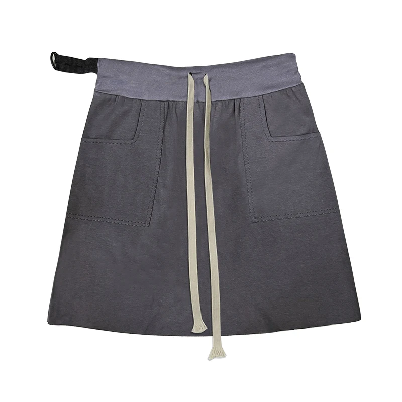 Summer Women's Stretchy Adjustable Waist Skirt Without Pregnancy Belly Support Side Pockets Maternity Mini Skirts A-line Skirt