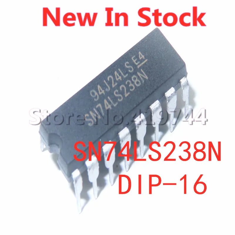 

5 шт./лот SN74LS238N 74LS238 HD74LS238P DM74LS238N DIP-16 В наличии новая Оригинальная интегральная схема