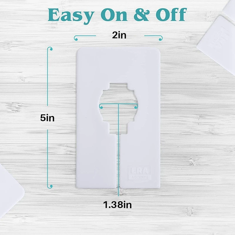 AT44-180 Closet Dividers For Hanging Clothes- Rectangle Clothing Size Dividers,White Closet Divider Set With Marker