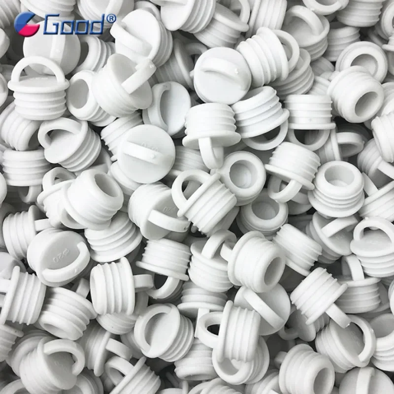 

White Mop Bucket Drain Stopper Silicone Drains Holes Plug Bathroom Laundry Kitchen Accessories Scupper Water Outfall Cover