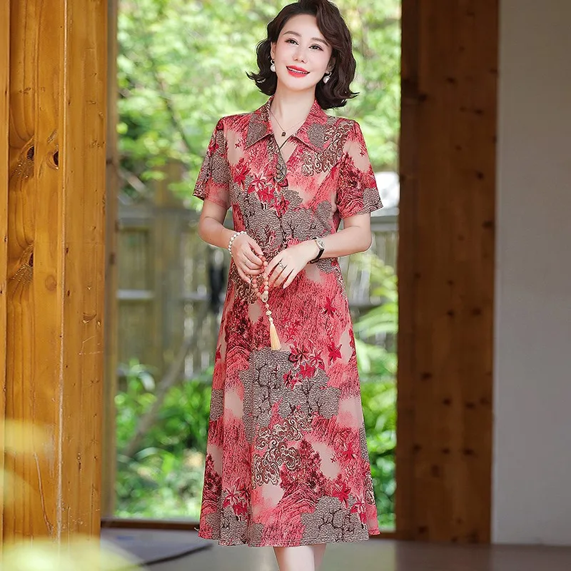 sachin and babi light blue dress Casual Shirt Dress Women Summer Lapel Pocket Short Sleeve Slim Waist Long  Dresses 2025 New Lady Fashion Office White Robe main image 1