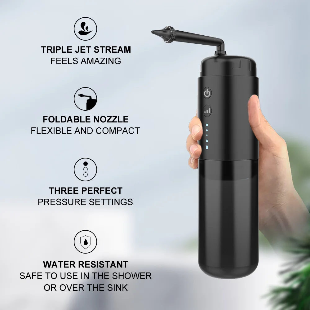 Ear Cleaner Ear Wax Removal Kit Rechargeable Water Washer Syringe with 4 Modes Ear Cleaning Irrigation Flushing For Adults Child 4