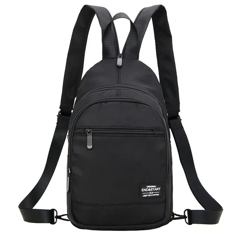 Casual Mini Men's Backpack Multifunction Lightweight Chest Bag Outdoor Backpacks Travel Small Backpack Men Chest Shoulder Bag 4