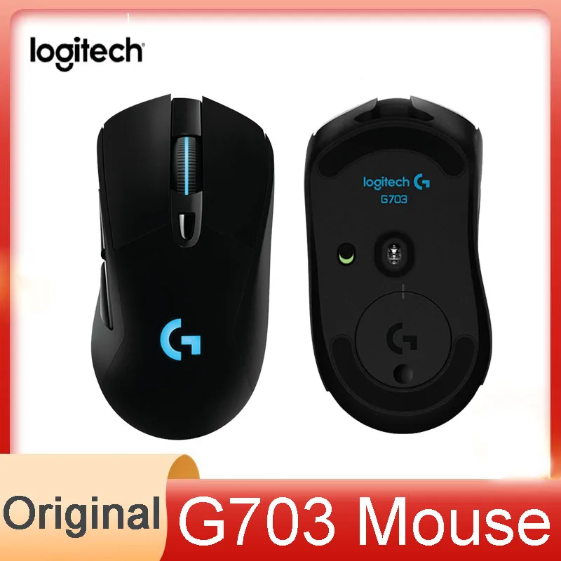 Logitech G703 HERO Lightspeed Gaming Mouse With 25K DPI 1MS REPORT RATE  POWERPLAY Compatible 32-bit ARM Wireless Mouse - AliExpress