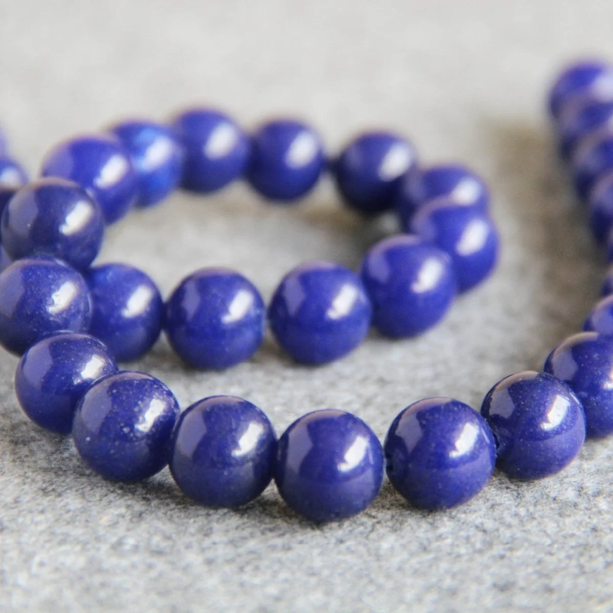 

12mm For Necklace Bracelet Multicolor Lapis Blue Cyan Lapis Lazuli Chalcedony Stone DIY Beads Loose 15inch Jewelry Making