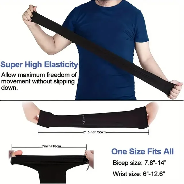 3 Pair of Breathable Sun Protection Sleeves - Breathable & UV Protective Gear for Sports, Driving, & Outdoor Adventures 2