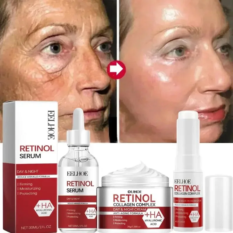 Retinol Facial Serum for Wrinkle Removal and Anti Aging