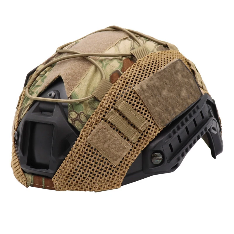 Mesh Tactical Helmet Cove Cloth Fo FAST Helmet Camo Aisoft