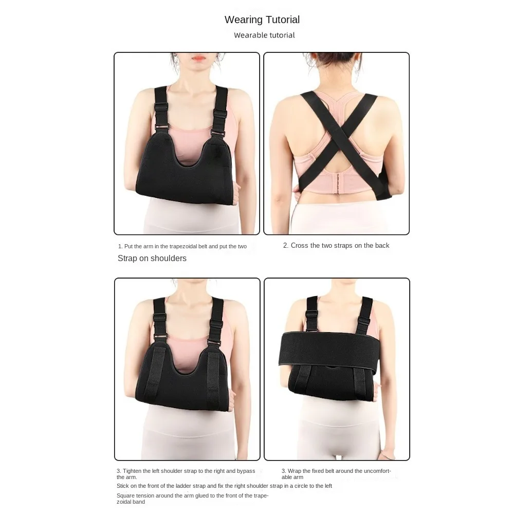 Injured Arm Shoulder Elbow Shoulder Arm Sling Dislocated Arm Arm Fixed Belt Shoulder Immobiliser Lightweight Wrist