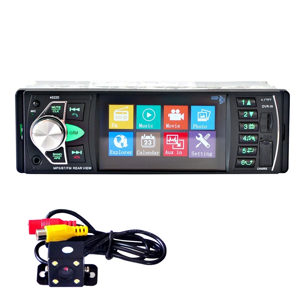

Bluetooth MP5 плеер задний экран 4022D + камера заднего вида