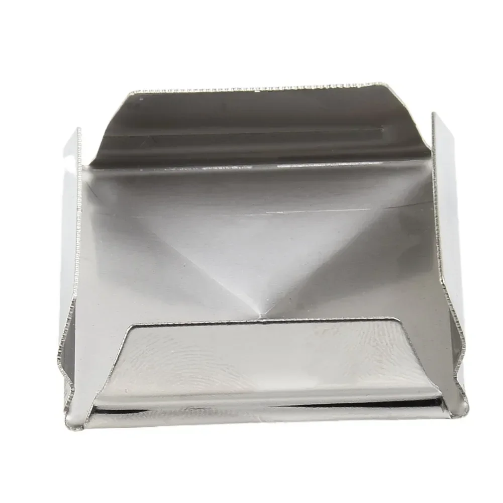 1pc Square Post Cap Stainless Steel To Steel Galvanized Cover Pyramid Shape Cap Home Garden Column Decoration