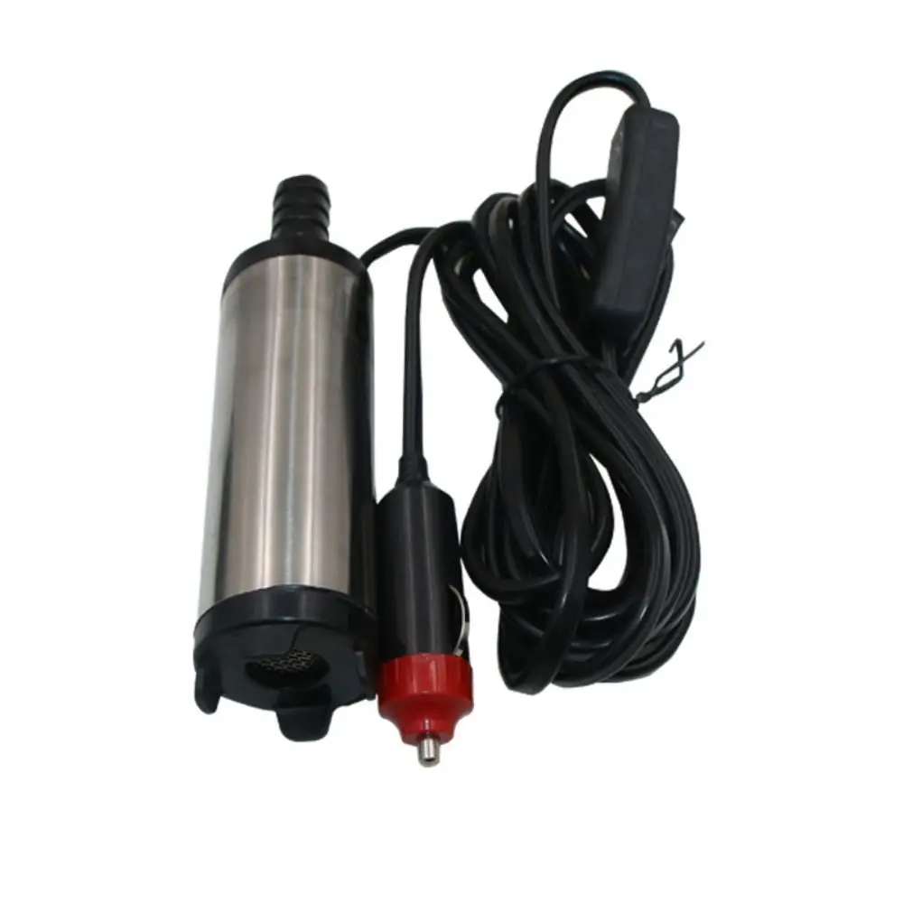Dc 12V 24V Lega Di Alluminio Trasferimento Del Carburante Auto Pompa Sommergibile Elettrica Pompa Disel Acqua Motore Aspirazione Olio Pompaggio Diesel