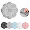 Shower Hair Catcher Strainer, Floor Drain Cover Silicone Hair Stopper with Suction Cup Mesh for Bathroom Bathtub Kitchen Sink 1