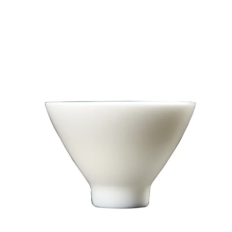 Tea Cup 1pcs Small Ceramic Kungfu Cup Pottery Teacup Mini Espresso Coffee Cup Porcelain Chinese Style Wine Glass Household