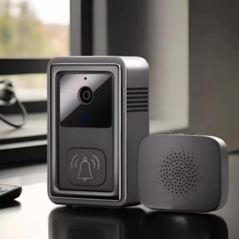 Self-Adhesive WiFi Video Doorbell Rechargeable High-definition Tuya Video Doorbell Infrared Night Vision Two-Way Intercom