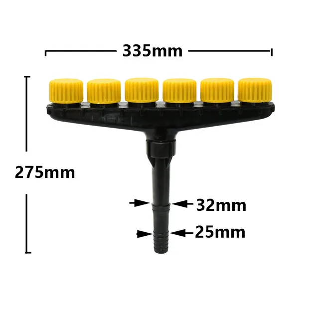 3/4/5/6 Lyukú Kerti Gyep Tömlő Sprinklerek Porlasztó Fúvókák Öntözés Farmvíz Permetezőgépek 1 "1.2" Hos -Hoz - Image 4