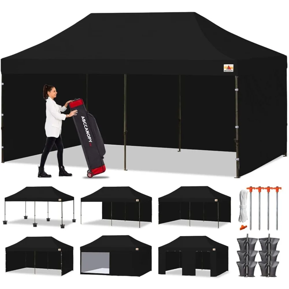 

10 Ft. X 12 Ft. Soft Top Gazebo With Khaki 2-Tier Canopy and Ceiling Hook Freight Free Tents Shelters Camping Hiking Sports