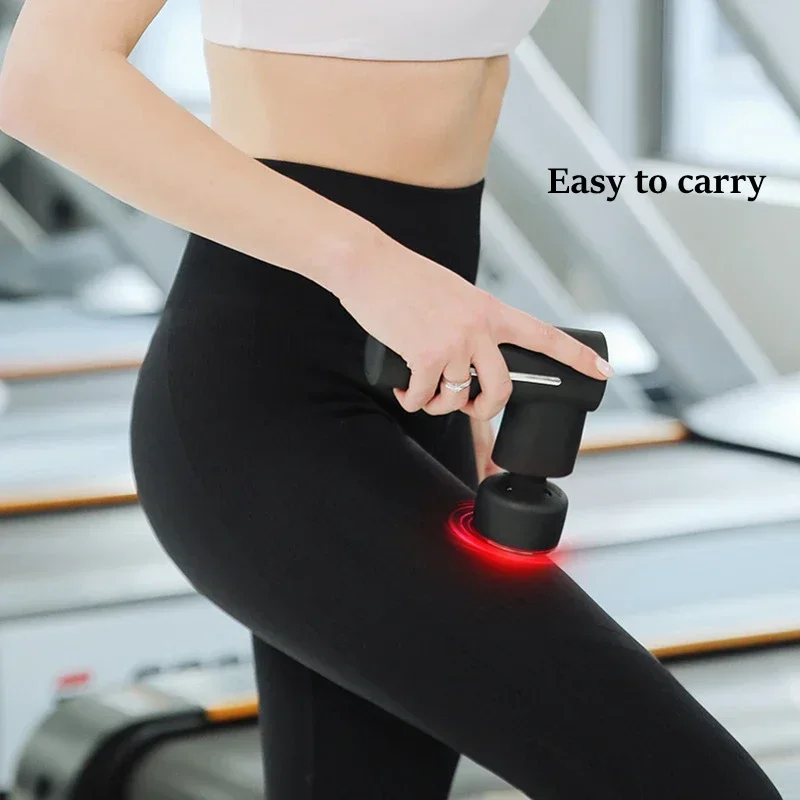 Body Massage Gun Hot and Cold Compress Muscle Relaxation Relief Fascia Massage Machine Mini Size Home Massage Gun