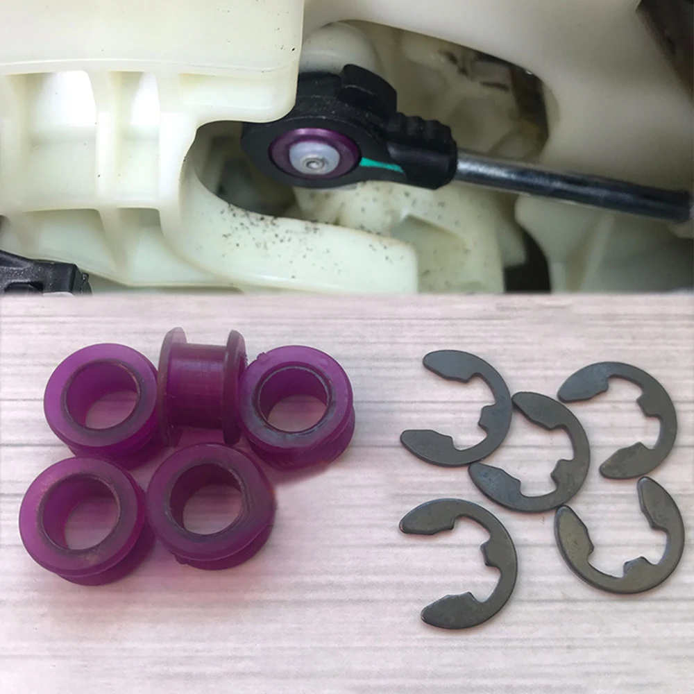 Transmission Shifter Repair Kit Bushing Fix For Toyota Corolla Matrix Automatic Transmission Shift Shifter Cable Linkage Grommet Kit 2004 2005 2006 2007 2008